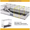FERPLAST Modular 4 – narvas triušiui ir jūrų kiaulytei – 179 x 72 x 56 cm