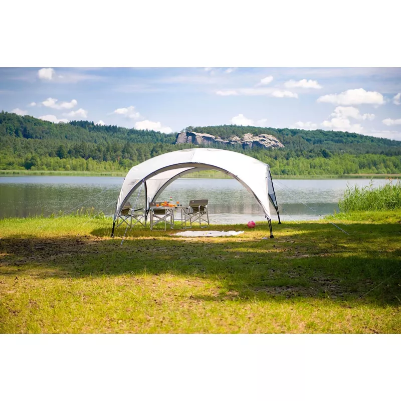 Paviljonas renginiams COLEMAN, 4,5 x 4,5 m (šviesiai pilka/pilka)