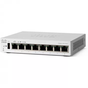 CISCO Catalyst 1200 8 prievadų GE stalinis išplėstinis maitinimo šaltinis PoE įėjimas