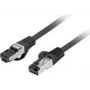 LANBERG PCF8- jungiamasis kabelis 1 m, varinis, RJ45