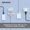 Sony IER-EX15C Ausinės Laidinės Ausinės Mikrofonas USB Type-C Juodos