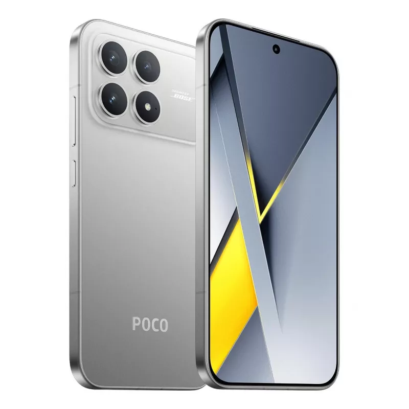 Išmanusis telefonas POCO F8 Pro 12GB RAM 256GB atminties Sidabrinis (MZB0M60EU)