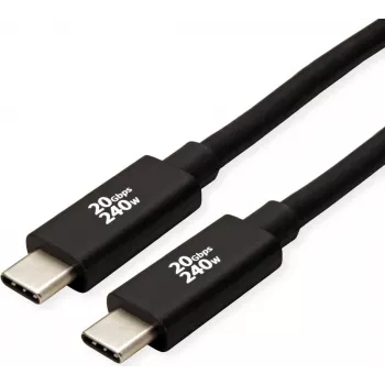 ROLINE USB4 Gen2x2 20Gbit/s laidas C-C ST/ST 240W 3m