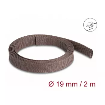 Kabelių rankovė DeLOCK 20899 Ruda Poliesteris 1,9 cm Skersmuo