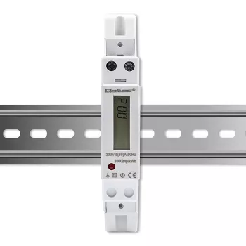 Vienfazis elektroninis elektros skaitiklis QOLTEC 50993 230V 30A