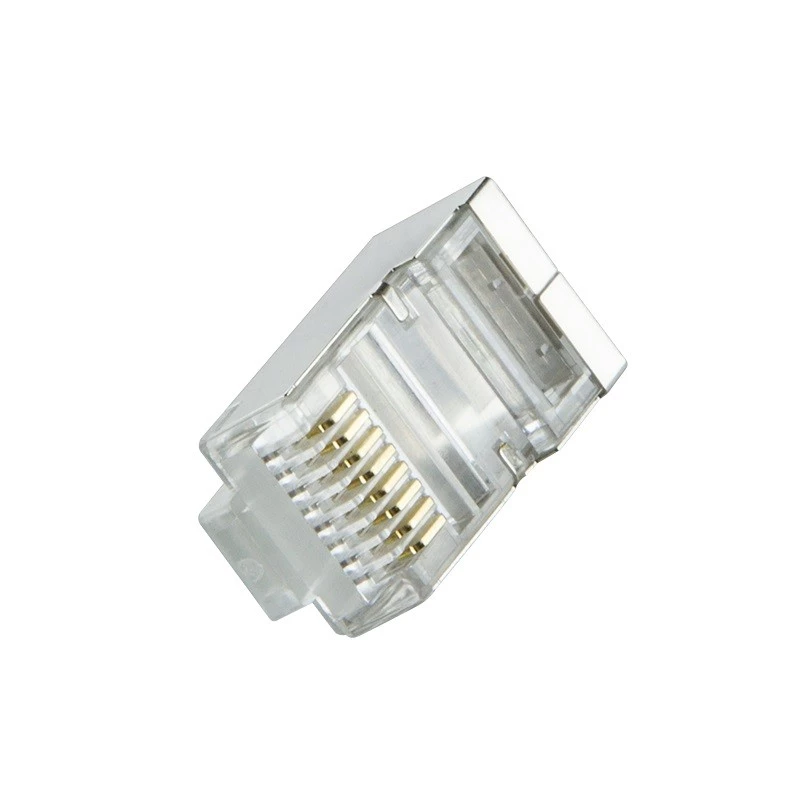 RJ45 kištukas CAT.6 100 vnt., oranžinis