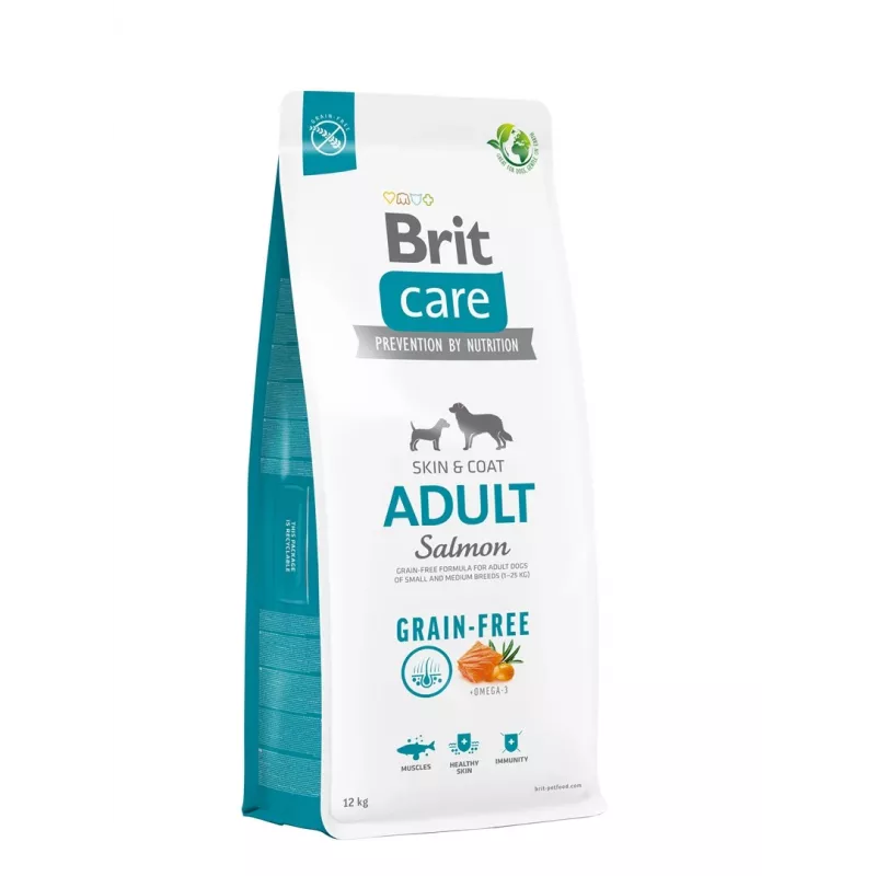 Brit Care Adult Salmon sausas pašaras šunims 12 kg