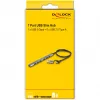 Delock 64273 plonas 7 prievadų USB šakotuvas, USB Type-C arba Type-A į 1x USB 5 Gbps Type-A + 6x USB 2.0 Type-A