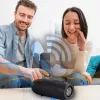 Nešiojamas Bluetooth garsiakalbis MANTA SPK15GO-BK, 20W, 3600 mAh, iki 8 val., Juodas