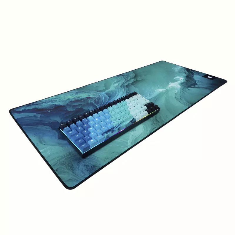 Mechaninė žaidimų klaviatūra Sharkoon SKILLER SGK50 S3 Ultimate Rev2 mėtų mėlyna QWERTZ išdėstymas