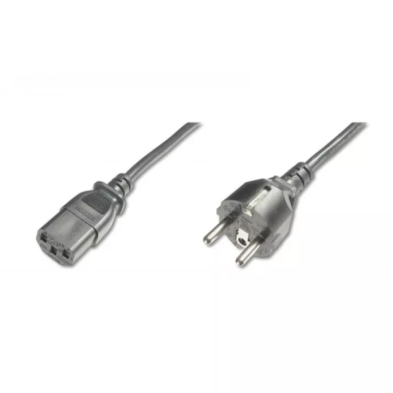 Digitus maitinimo laidas, CEE 7/7 (F tipas) - C13, H05VVF3G 0,75 mm², 1,2 m, juodas