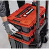 Įrankių dėžė Einhell E-Case Tower juoda raudona polipropileninė atspari karščiui ir purslams