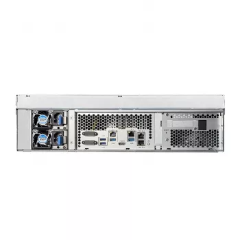 NAS Asustor Lockerstor 16R Pro AS7216RDX, 3U stelažas, 16x (3,5 SATA HDD / 2,5 SSD), AMD Ryzen 7 Pro 7745 8C 3,8 GHz (iki 5,3 GHz), 16 GB ECC DDR5 4800 (maks. 192 GB), 1x M.2 NVMe lizdas