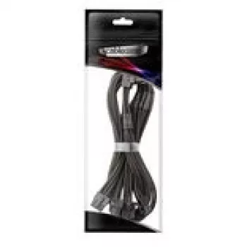 CableMod C-Series Pro jungiamasis kabelis – Variantas A, 90°, 16 kontaktų į 4x8 kontaktų PCIe, juodas