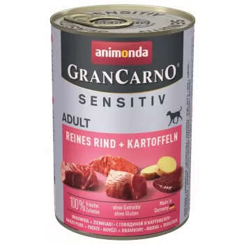 ANIMONDA GranCarno Adult Sensitiv Jautiena su bulvėmis – šlapias šunų ėdalas – 400g