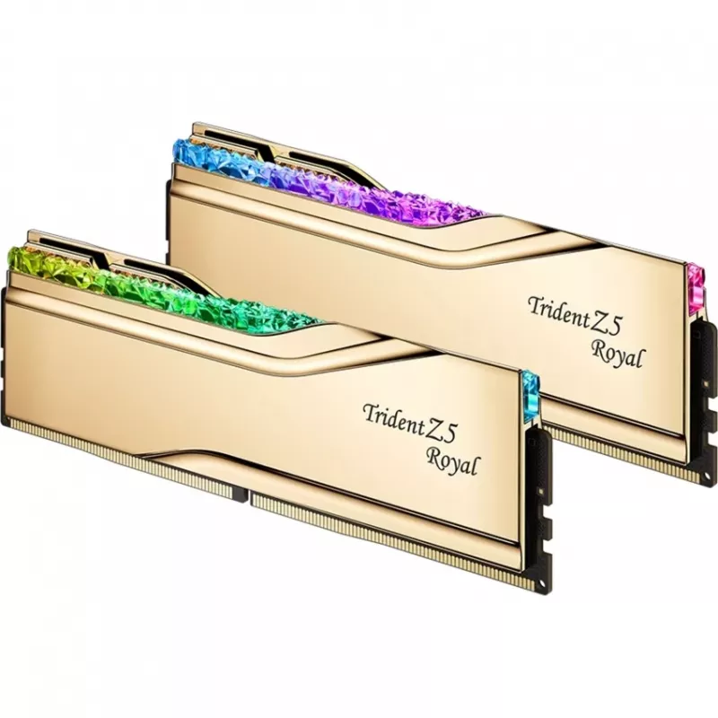 G.Skill Trident Z5 Royal RGB 32 GB (2x16 GB) DDR5-6000 MHz, auksiniai, F5-6000J2836G16GX2-TR5G