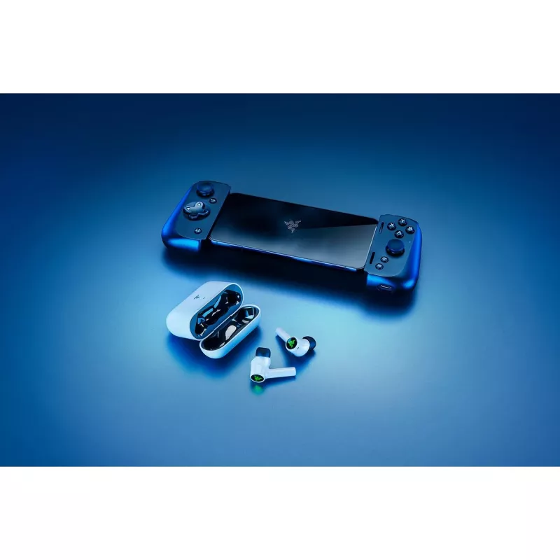 Razer Hammerhead HyperSpeed belaidės ausinės į ausį žaidimams Bluetooth balta