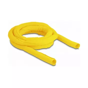 DeLOCK 20870 savaime užsitraukianti pynė kabeliams 2 m x 19 mm geltona