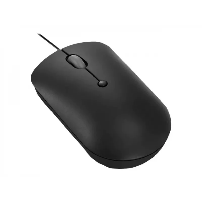 Laidinė optinė pelė Lenovo GY51D20875 USB Type-C, ambidekstrinė, 2400 DPI, 4 mygtukai, juoda
