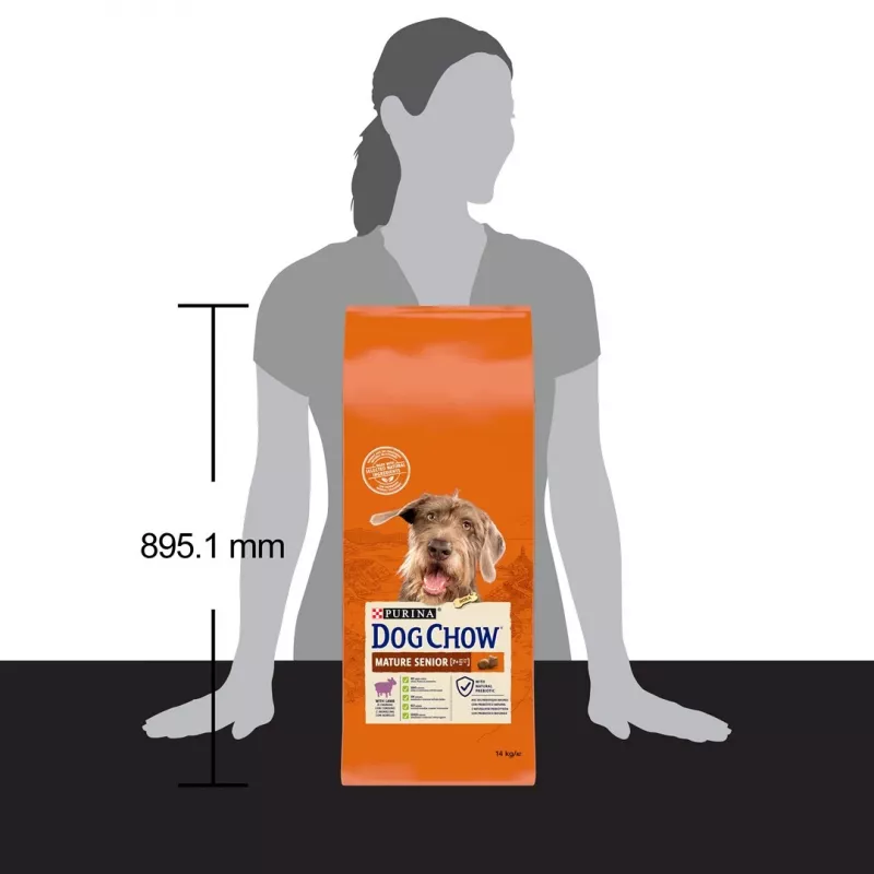 Sausas šunų ėdalas Purina Nestlé Dog Chow Mature Senior su ėriena 14 kg