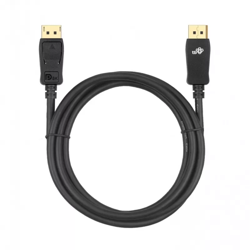 Kabelis DisplayPort 1,8 m M/M v 1.4, juodas