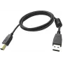 USB kabelis Vision TC2 5MUSB/BL 5 m, USB-A / USB-B, juodas