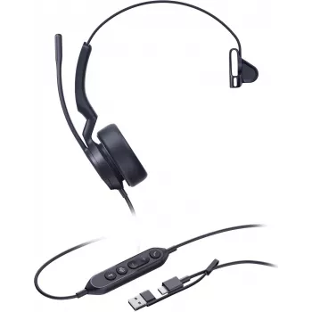 Ausinės Yealink UH44 Mono Teams USB-C/A