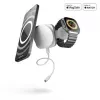 ZENS 2-IN-1 MAGSAFE + WATCH KELIONINIS ĮKROVIKLIS BALTAI