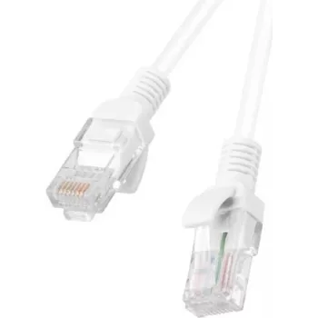 Tinklo kabelis Lanberg PCU6-10CC-0100-W 1m Cat6 U/UTP Baltas