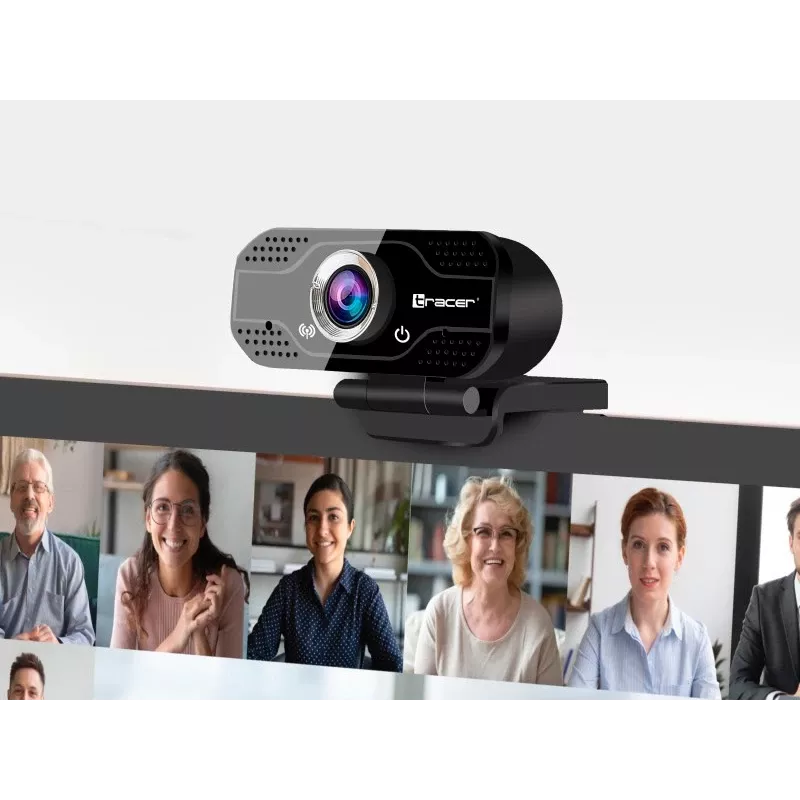 Internetinė kamera Tracer WEB007 2 MP Full HD 1920x1080 USB 2.0 Juoda