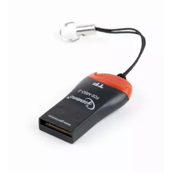 Kortelių skaitytuvas Gembird FD2-MSD-3 USB 2.0 juodas raudonas