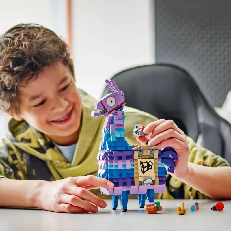 LEGO 77071 Fortnite Llama konstrukcinis žaislas – LEGO prekės ženklo laikymo ir demonstravimo dėžė