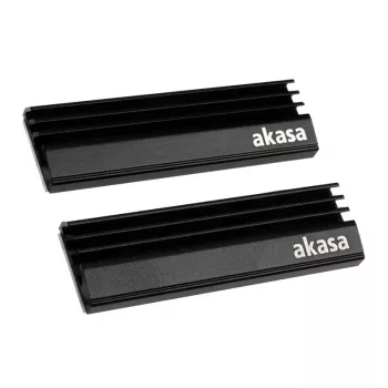 Akasa A-M2HS01-KT02 aušinimo sistema SSD šilumos šalintuvas/radiatoriuss juodas 1-2