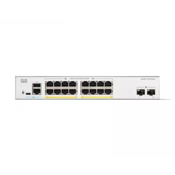 Valdomas tinklo jungiklis Cisco Catalyst 1300-16FP-2G, 16 prievadų GE, pilnas PoE