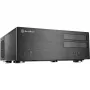 Korpusas SilverStone Grandia GD08 – stalinis – SSI EEB – be maitinimo šaltinio – juodas – USB/audio
