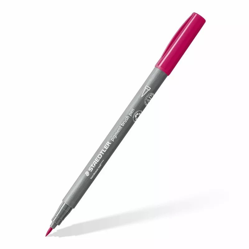 Staedtler pigment brush pen 371 flomasteris geltonas 1 vnt
