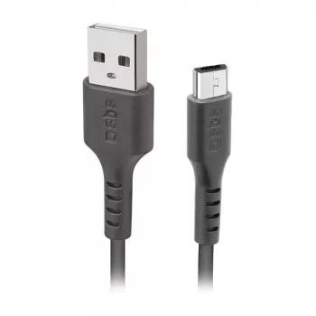 SBS TECABLEMICRO2K 2m USB A – Micro-USB B vyriški–vyriški juodas USB laidas (TEKabelMICRO2K)