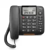Laidinis telefonas Gigaset DL380 su skambučio numerio rodymu juodas