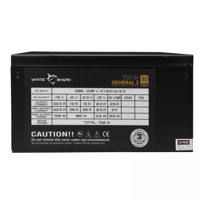 Maitinimo blokas White Shark GPSU-750W General-2 750W