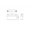 Green Cell AGM39 pramoninis įkraunamas akumuliatorius 7200 mAh 6 V