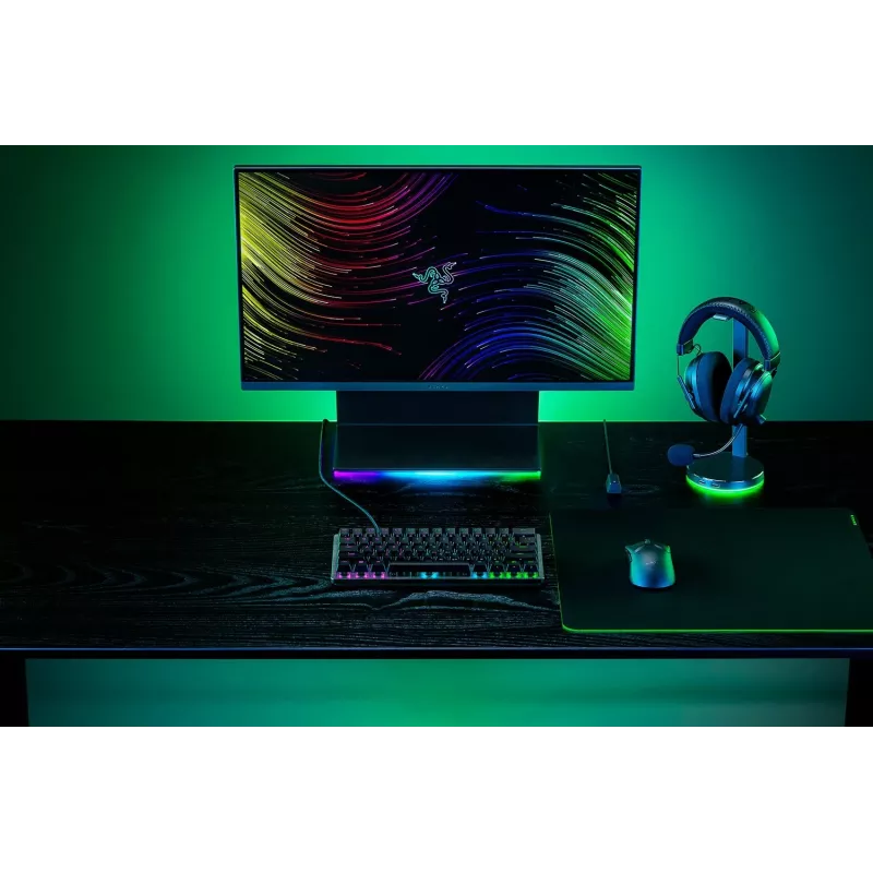 Razer Huntsman V3 Pro Mini klaviatūra žaidimams USB QWERTZ vokiška juoda