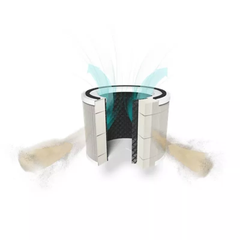 Duux HEPA+anglies filtras Bright Air Purifier ir Sphere oro valytuvui (DXPU06 / DXPU07) | Baltas