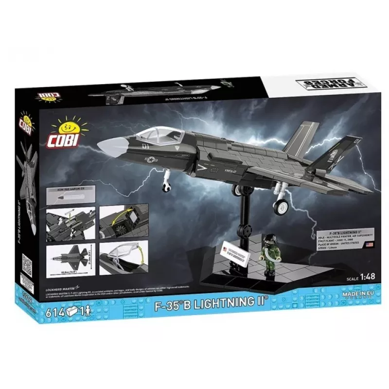 F-35B Lightning II Statybiniai Blokeliai - 614 dalių