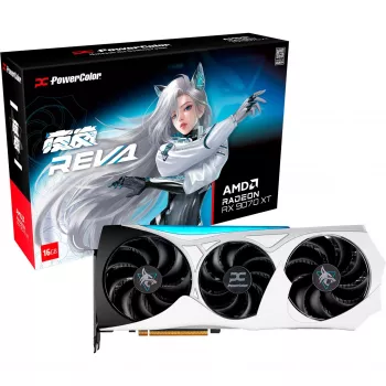 Vaizdo plokštė Power Color Hellhound RX 9070 XT 16GB OC (RX9070XT 16G-L/OC/REVA)