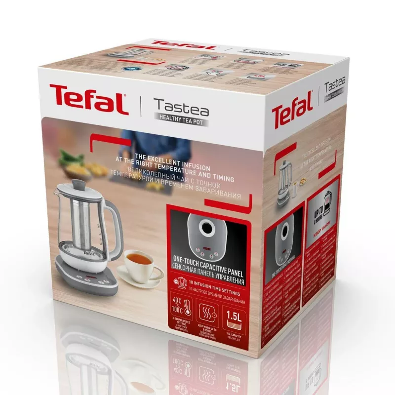 Arbatinukas Tefal BJ551B10 1,5 L 1430 W Pilka, Balta
