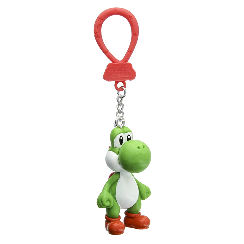 „Backpack Buddies“ raktų pakabukų rinkinys Paladone Super Mario, CDU, 24 vnt. – įvairūs veikėjai, kolekcionuojami aksesuarai