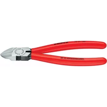Knipex įstrižinės replės šviesolaidžiams kabeliams, 160 mm, su rutuliniais antgaliais
