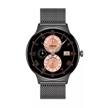 Išmanusis laikrodis Colmi V89 Steel Black su širdies ritmo matuokliu, atsparus vandeniui