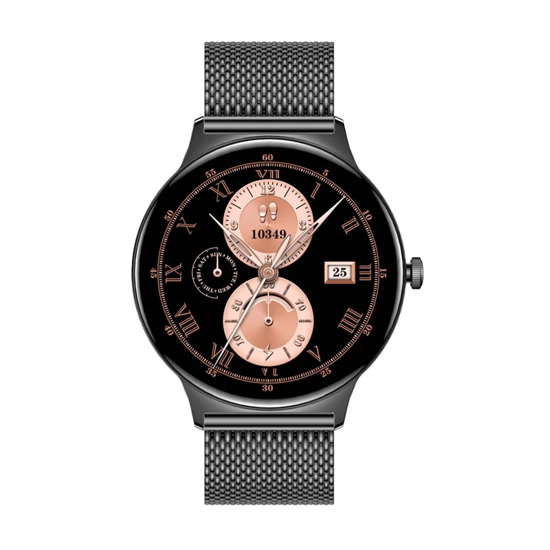 Išmanusis laikrodis Colmi V89 Steel Black su širdies ritmo matuokliu, atsparus vandeniui
