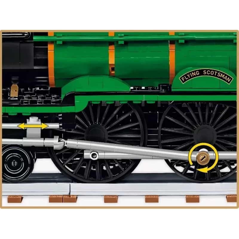 Cobi Flying Scotsman britų garvežys, konstruktorius, 1:35, 2677 detalės